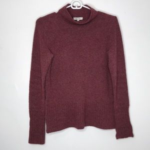 Madewell Lauren Mockneck Wool Blend Sweater
